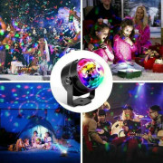 Bilstereo - Röstaktiverad discokula, 7-färgad discokula, 8,5