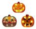 3pack Led Pumpkin Night Light Desktop Dekorativ Lampa För Halloween Bordsdekoration