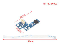 1 set Power ON OFF Återställ brytarkort med 8-stifts flexband för PS2 70000 90000 reparationsdelar