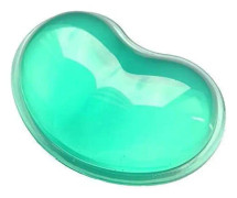 Silikon Gel handledsstöd, Rest Hjärtformad Translucence Ergonomisk