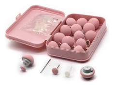 Täcke Klipp, Täcke Stift Fästen 16 Set med Plastspikar, Täcke Överdrag Stift för Quilt, Gardiner för att Förhindra Täcken (Rosa)