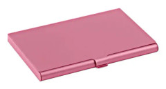Smidig korthållare i aluminium - Rosa - Plånbok