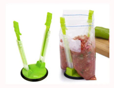 (10*9*22 cm, 2 stycken) Den ultimata köksgadgeten: Plastpåshållare