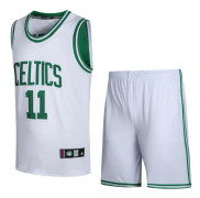 AVEKI Baskettröja för män, 11 Celtics-tröja, Trendig baskettröja, Present till basketfans, Vit, L zdq