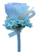 1 st konstgjord bröllops corsage handleds corsage knapphåls corsage bröllop boutonniere rosor handleds corsage