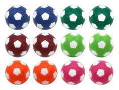 Bordfotboll Foosballs Ersättningsbollar Mini Multicolor 36mm