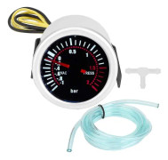 Psi-mätare, Universal Car 12v Turbo Boost Gauge Gauge Kit, 12v LED Turbo Gauge Turbo Gauge Relog Turbo Manometer Turbo Tryckmätare+turbo Pressu