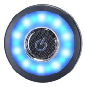 LED-nattlampa för bil, 3-färgad taklampa, magnetiskt dimbar