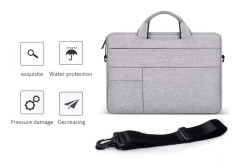 ND05SDJ Oxford Cloth + Nylon Laptop Portable Shoulder Bag, Size:15.6 inch(Black)