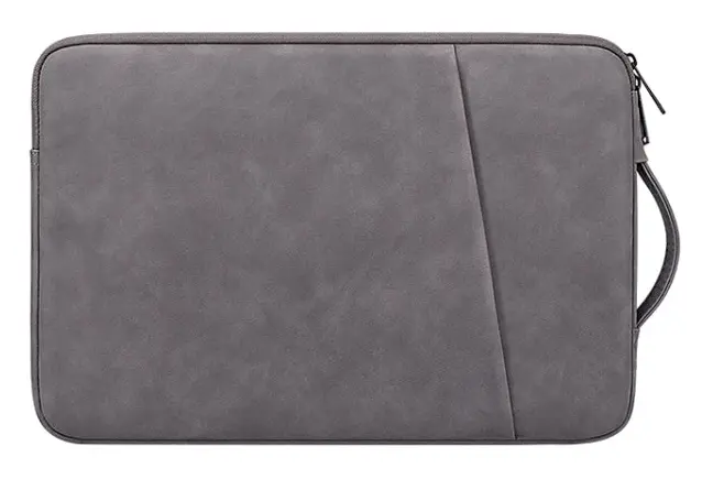 ND08 Sheepskin Notebook Iner Bag, Size:14.1-15.4 inch(Deep Space Gray)