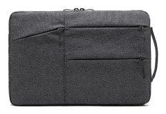 Zipper Type Polyester Business Laptop Liner Bag, Size: 13.3 Inch(Dark Gray)