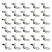 30 st 6 mm konsolformade hyllhållare med hål 4 mm hål hyllstöd