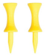 Golfpeggar i plast / Castlepeggar 25 mm (50 st) Gul