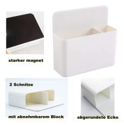 Magnetisk whiteboard-pennhållare pennhållare 1 whiteboard-suddgummi