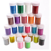 CQBB Nail Glitter Powder - Allmänt + Symphony 24 ColorsSkönhet och hälsa