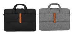 Multifunctional Wear-resistant Shoulder Handheld Laptop Bag, Size: 13 - 13.3 inch(Gray)