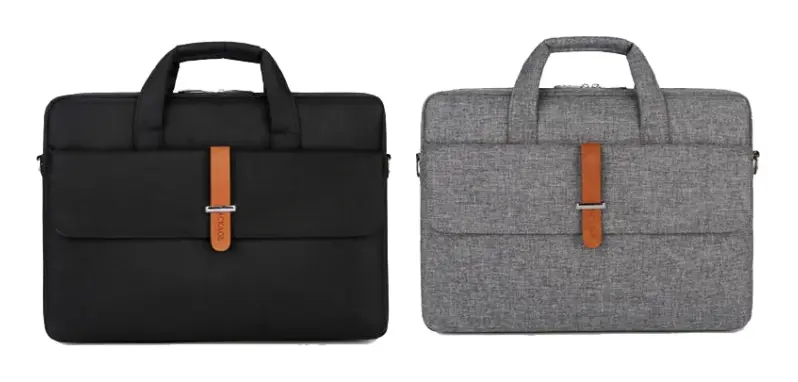 Multifunctional Wear-resistant Shoulder Handheld Laptop Bag, Size: 17 - 17.3 inch(Gray)