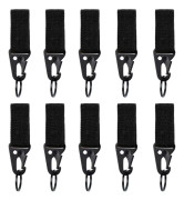 10-pack multifunktionella taktiska karbinhakar hängande bälteskarbinhake
