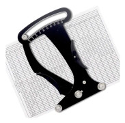 Cykelhjulspänningsmätare i aluminiumlegering, svart