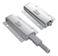 Tryck för att öppna magnet skåpdörr Jiayi 2 st aluminium magnetisk spärr dörrstängning trycköppningsdämpare för skåp lådslutande system