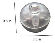 50 st Mini Led-lampor Ballonger Papperslyktor Lampor Trådlös Flashboll Lam (färgglad)