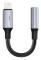 Lightning till 3,5 mm-adapter, headset-adapter grå