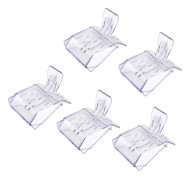 Drottningbi Bur (5 st) Genomskinlig Plastklämma Fångare Fälla Låda Biodling Verktyg för Biodlare 7*5cm