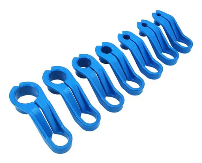 7PCS AC Bränsleledning Koppla Ur Verktyg Bränsleledning Armbåge Koppla Ur Verktyg Set Blå Ersättning för Ford och Chrysler, Modell: Blå 12