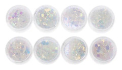 Holografiskt nagelglitter Holo Superfine Cosmetic Festival Paljetter Damm Dekor