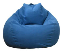 Extra Large Bean Bag Stolar Soffa Cover Inomhus Lazy Lounger F?r Vuxna Barn marinblå 80x90cm Cherry