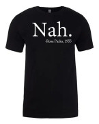Rosa Parks skjorta Nah. 1955 T-shirt Civil Rights Movement Shirt Black Lives Matter (3x-stor, svart)