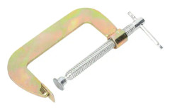 1 ST C Clamp G Clamp Träbearbetningssvetsfixtur Handgreppshållare Carpenter Tool5 tum-gul