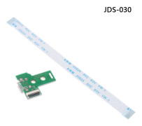 USB laddningsportuttag Kretskort för 12-pin JDS 011 030 040 055 14-pin 001-kontakt för PS4-kontroller