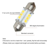 Marine LED utbyteslampa Båtlampor Super Bright 12 Volt 32 mm lampor för båtnavigeringsljus Båt