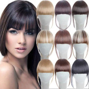 TG Kvinnors Snygga Bangs Fringe Extensions Peruk Spets Hårprydnad 2 33