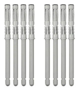 8 st osynliga väggfästen 10*100 mm dolda flytande hyllfästen