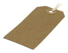 Q-Connect-paket med 1000 amerikanska etiketter med sämskskinn 82 x 41 mm - KF01597