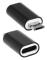 Adapterkontakt iPhone Lightning hona till USB-Micro hane svart