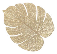 4-pack Turtle Leaf Placemats PVC Ihåliga Isolerade Placemats, ZQKLA