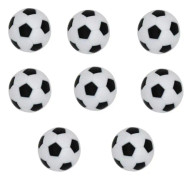 8 st 32 mm Mini Bordfotboll Officiell Spel Foosball Tillbehör Ersättningar för Hemmet