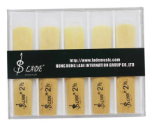 10 x Saxofonreeds 2.5 Hög ljud med transparent förvaringslåda för spelinstrument Musikinstrument Tillbehör（stil 2）