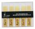 10 x Saxofonreeds 2.5 Hög ljud med transparent förvaringslåda för spelinstrument Musikinstrument Tillbehör（stil 2）