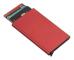 Aluminium korthållare Slim korthållare Minimalistisk korthållare Pops Up-kort för män Red