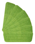 6 st moppkuddar (gröna) ersättningsplattor, mikrofiber spraymopp för spraymoppar