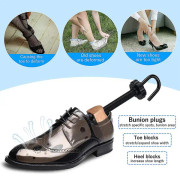 1 par massivt trä Lotus Shoe Support Shoe Expander Spring Wood 34-38 yards CDQ