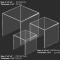 1 set akryl displayställ för figurer | Smyckesdisplayställ | transparenta displayställ