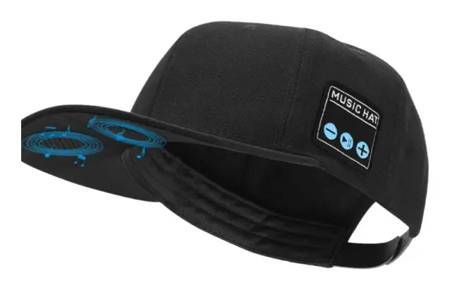 Hatt med Bluetooth -högtalare Bluetooth 5.0 Wireless Smart Speaker Baseballhatt för män Kvinnor Utomhussport Fitness