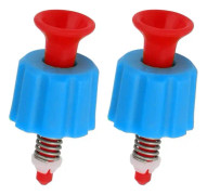 2 st säkerhetsträdgårdssprinkler spruta luftkompressor tryckavlastningsventil för 3L/5L/8L (blå) blue