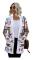 Dam tröja mid-length cardigan kappa L