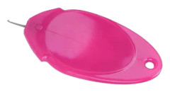 Nåltråd för handsyning, plastnåltrådverktyg enkel tråd nålar (rosröd) Rose Red